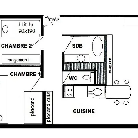 Le Nanda Devi - 3 Pieces 4/5 Couchages- Le Nanda Devi 123nd- Plagne Centre Wifi, Tres Bon Confort - Mae-0564