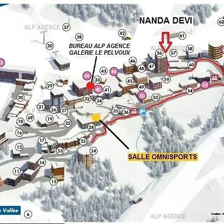 Résidence Le Nanda Devi - 3 Pièces 4/5 Couchages- Le Nanda Devi 123nd- Plagne Centre Wifi, Très Bon Confort - Mae-0564 Appartement *